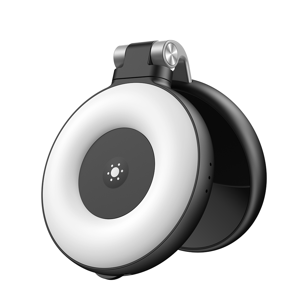 Telesin C03 Lumière à Selfie MagSafe rotative + miroir - Noir