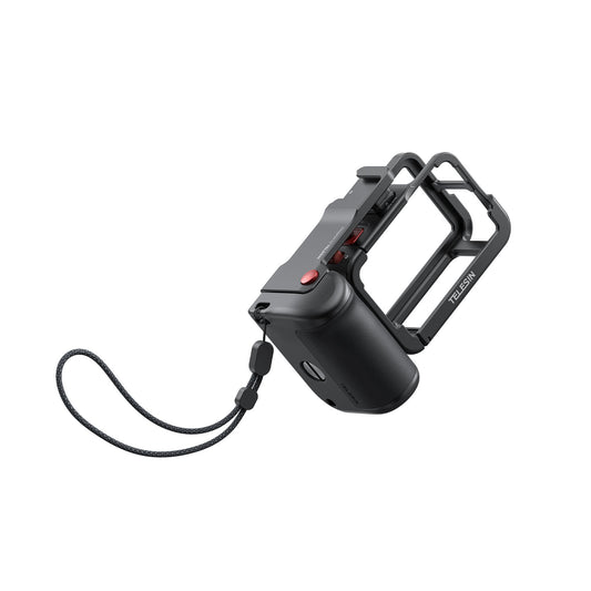 Telesin Street Photography Grip + Cage voor DJI Osmo Action 3/4/5 - GoPro Cases & behuizingen