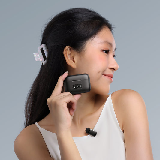 Ulanzi A200 Mini Mic draadloze microfoon USB-C - Zwart - Draadloze microfoons