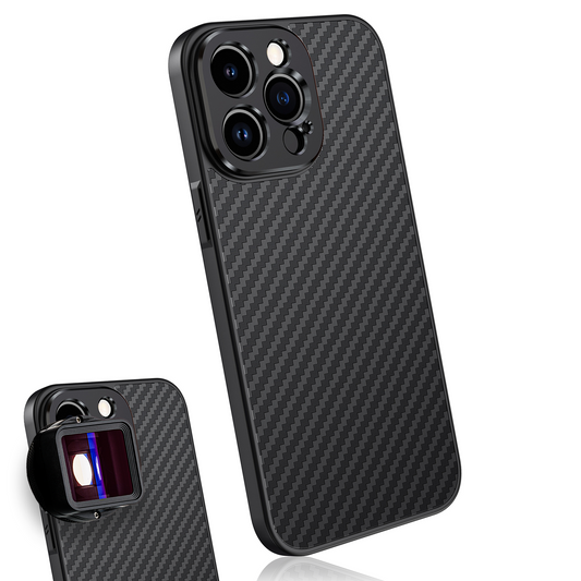 MOJOGEAR 17mm lens case voor iPhone 15 - Carbon - Overige producten