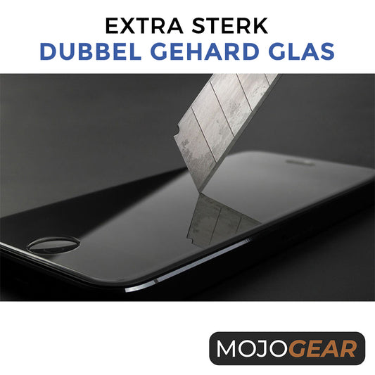 MOJOGEAR Screenprotector met Montageframe voor iPhone - Extra sterk beschermglas - Screen protectors