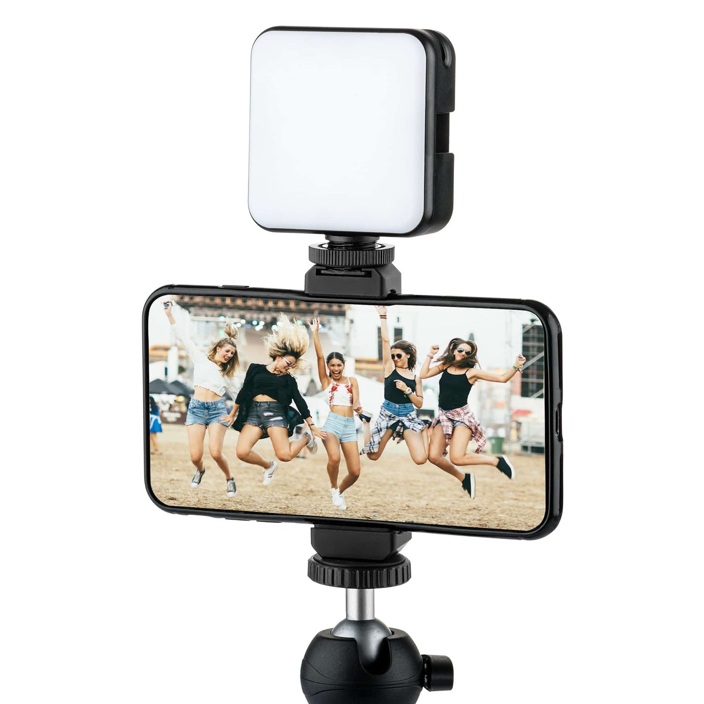 MOJOGEAR W64 Multi Color Mini LED Foto- en videolamp voor smartphone en camera - Cameralampen