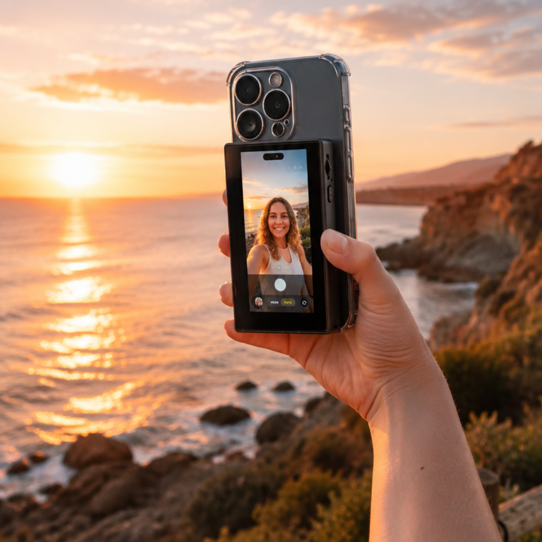 MOJOGEAR VS4 Touchscreen Selfie Vlog Monitor - Zwart - Overige producten