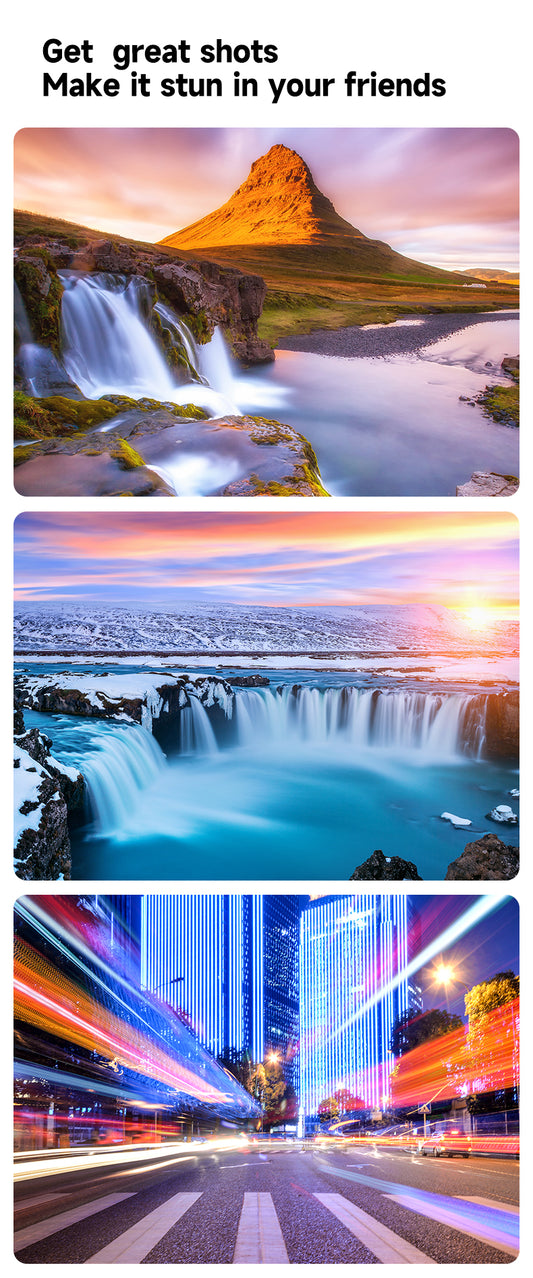 Telesin CPL+ND8/16/32 Lensfilterset (4-pack) voor Osmo Action 3/4 - Lenzen