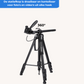 MOJOGEAR 179cm 3-in-1 camera & telefoon statief: driepoot, monopod & horizontale arm - Grote statieven