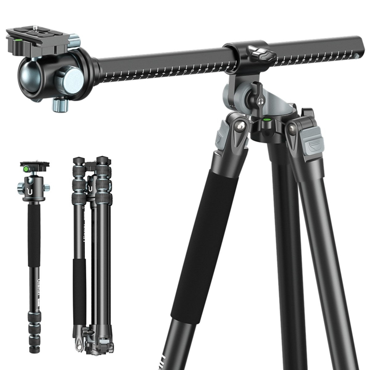Trépied haut de gamme Ulanzi MT-59 avec bras horizontal/inclinable - 176 cm
