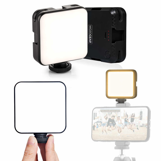 MOJOGEAR W64 Multi Color Mini LED Foto- en videolamp voor smartphone en camera - Cameralampen