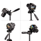 MOJOGEAR 140cm Camera en Telefoon Statief met Premium Telefoonhouder - Grote statieven