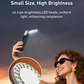 Telesin Mini Selfie Ringlamp met klem voor smartphone - wit - Videoverlichting