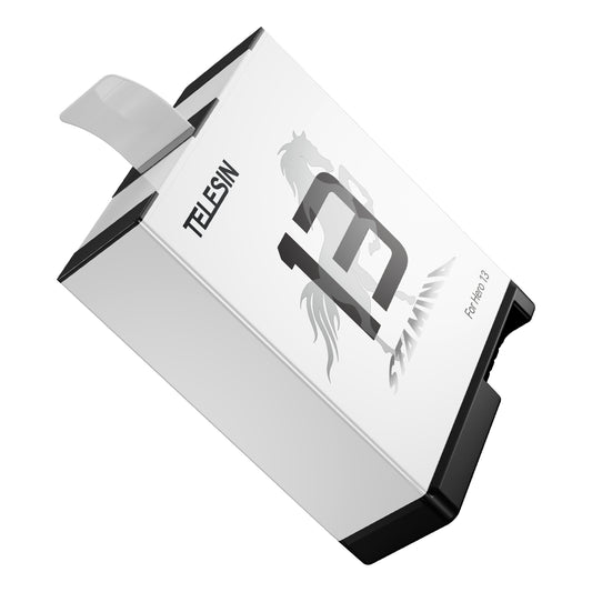 Telesin Pocket Triple Oplaadcase met 2 batterijen - voor GoPro 13 - GoPro Accu's en opladers