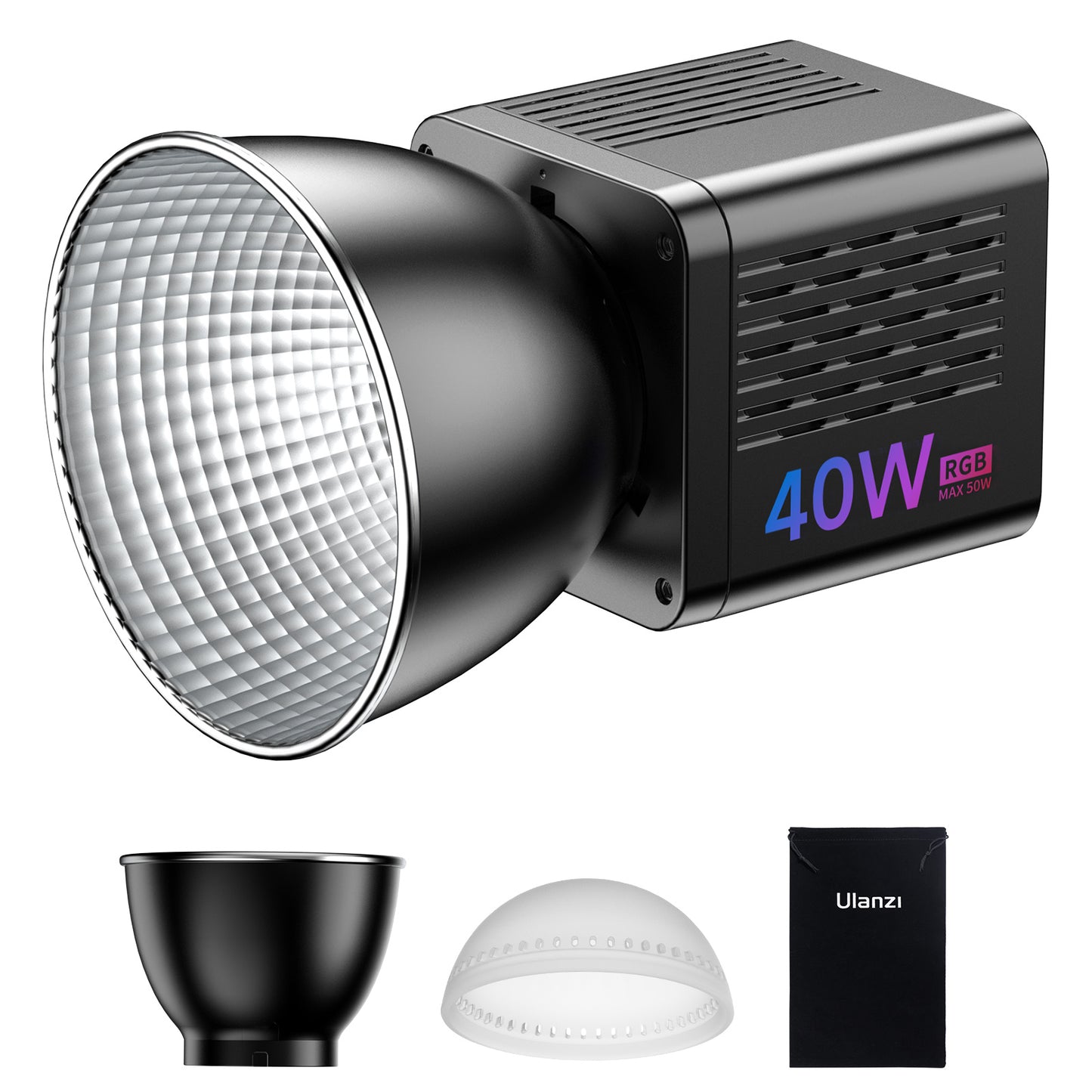 Lampe COB RGB Ulanzi 40WRGB avec batterie intégrée