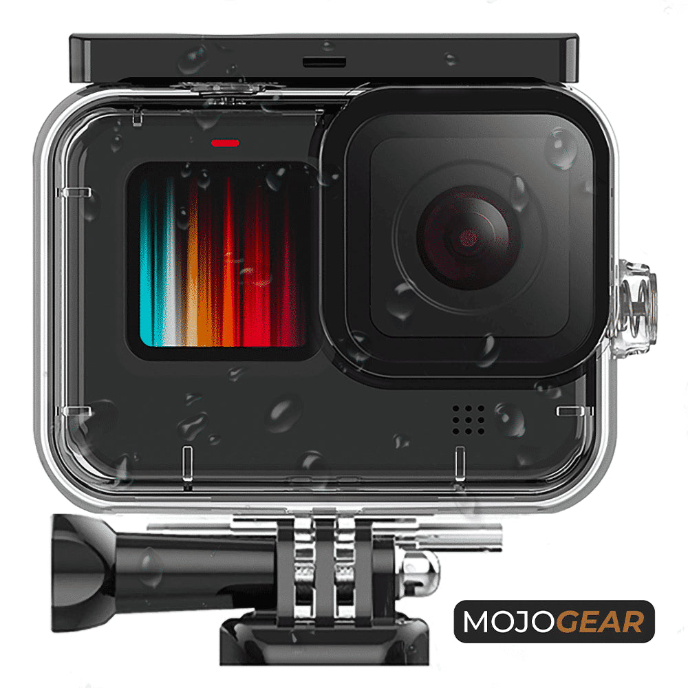 MOJOGEAR Waterdichte behuizing voor GoPro 9,10,11 en 12 - waterproof tot 50 meter - GoPro Cases & behuizingen