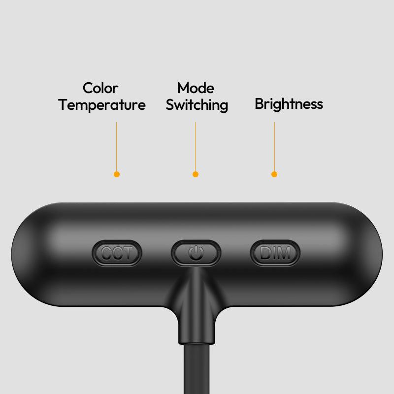 Ulanzi M10 Magnetische Flexibele telefoonlamp voor lezen, meetings en contentcreatie - Videoverlichting
