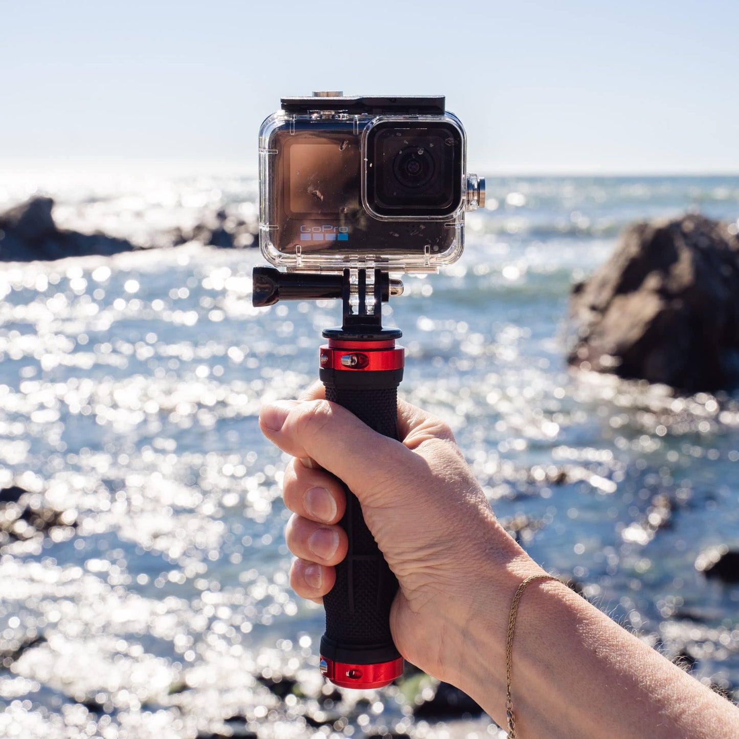 MOJOGEAR Waterdichte behuizing voor GoPro 9,10,11 en 12 - waterproof tot 50 meter - GoPro Cases & behuizingen