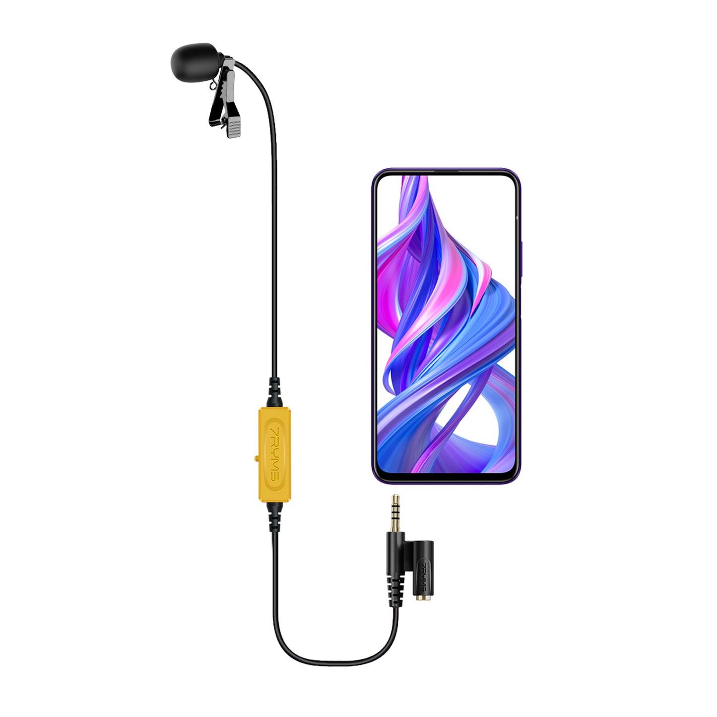 7RYMS S.LAV 01 Lavalier Microfoon (2.5 m.) - Speldmicrofoons