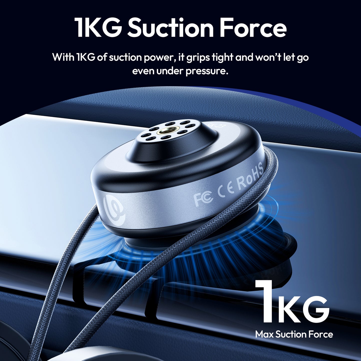 Ulanzi SK-23 Electric Suction Base met 1/4 schroef - - Statiefaccessoires