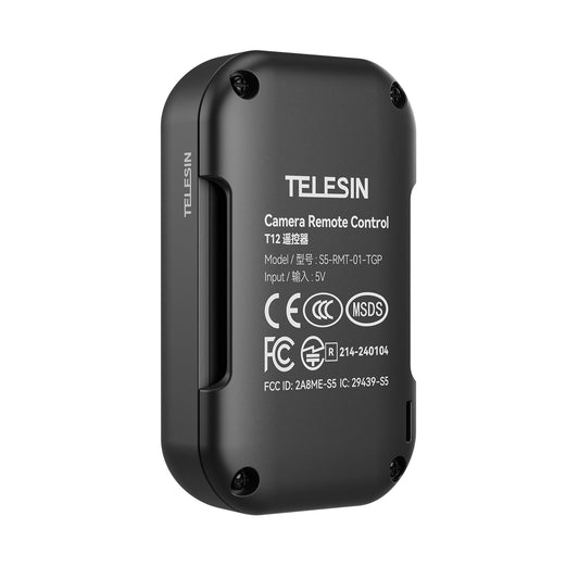 Telesin V2 Bluetooth remote voor GoPro 13/12/11/10/9/8/Max - Waterbestendig - Bluetooth remotes