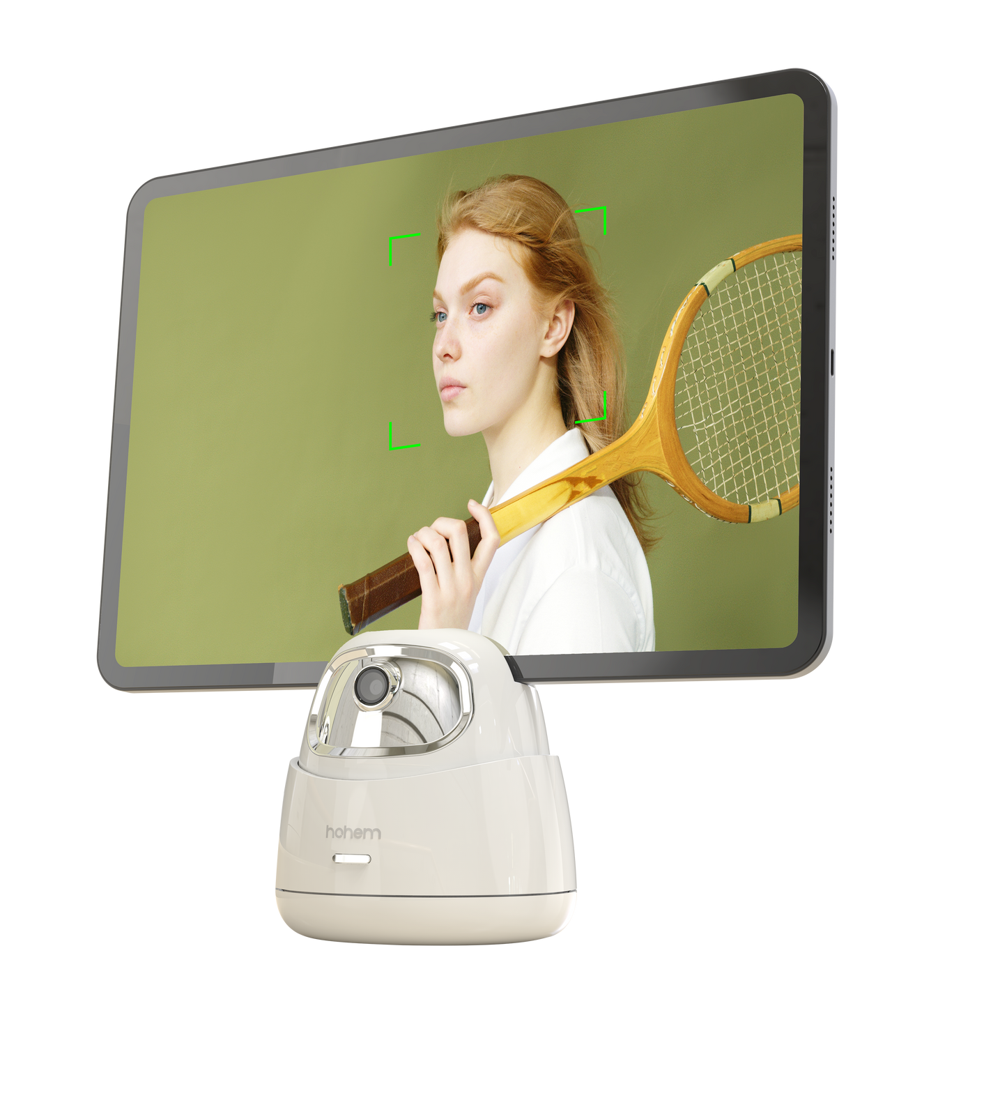 Hohem GO - AI Auto Tracking houder voor smartphone, tablet en camera - Wit - Telefoonhouders