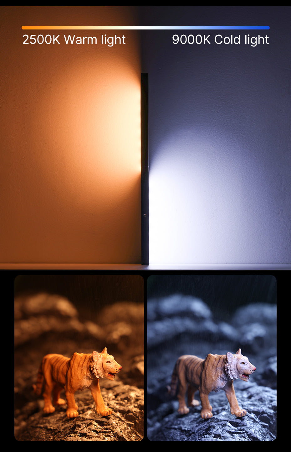 Ulanzi LT003 10 inch LED-videolamp RGB 15W - Cameralampen