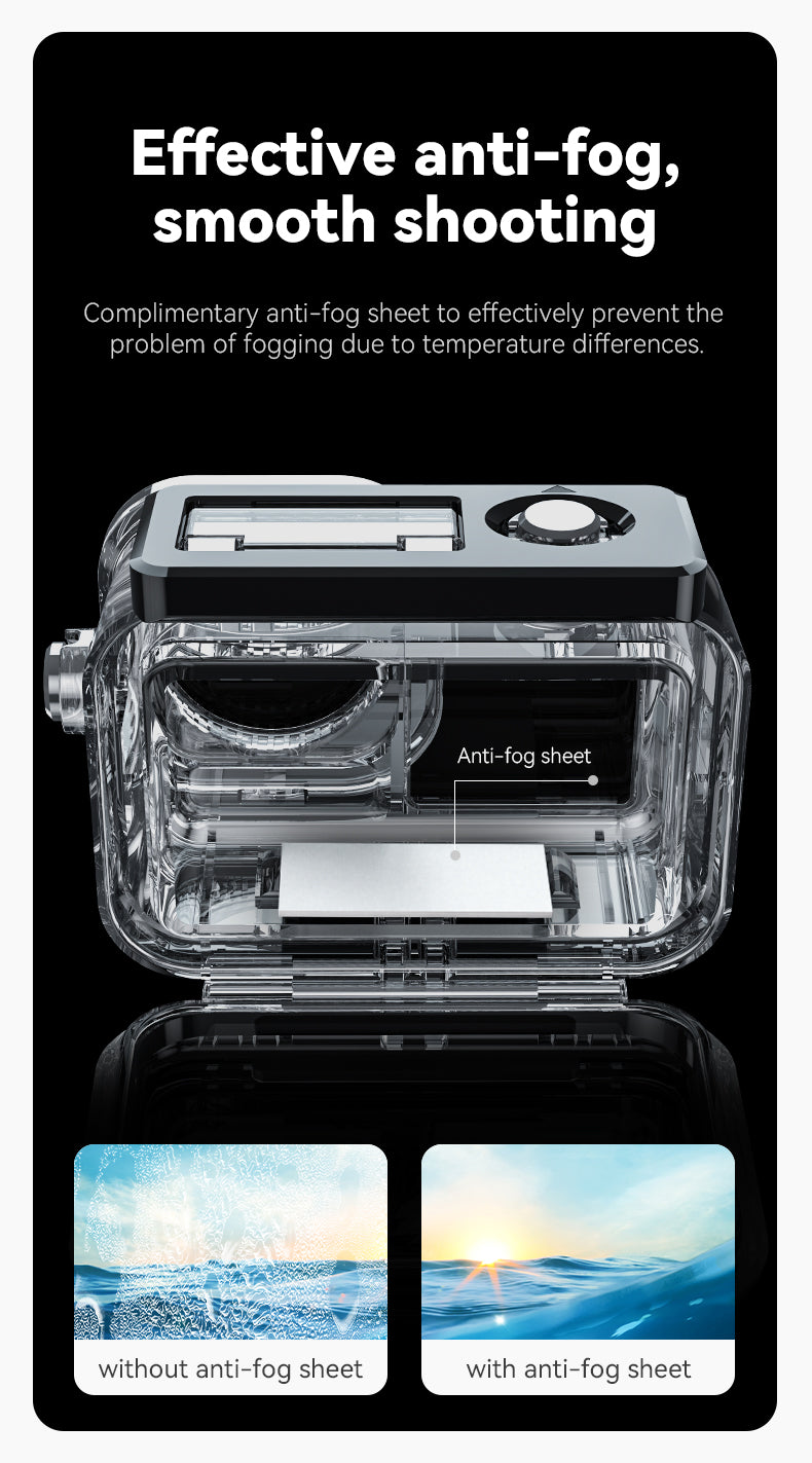 Telesin waterdichte case voor DJI Osmo Action 3/4/5 - Camera cages