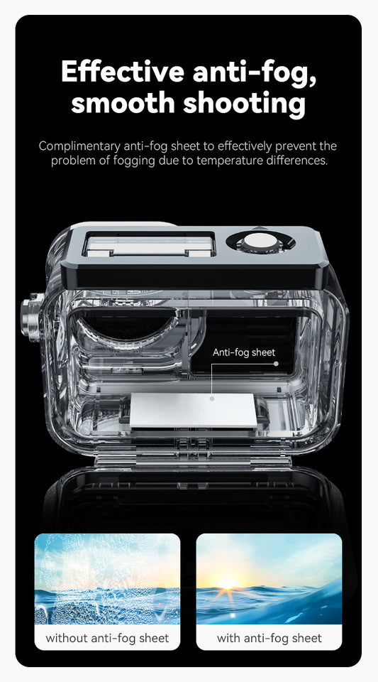 Telesin waterdichte case voor DJI Osmo Action 3/4/5 - Camera cages