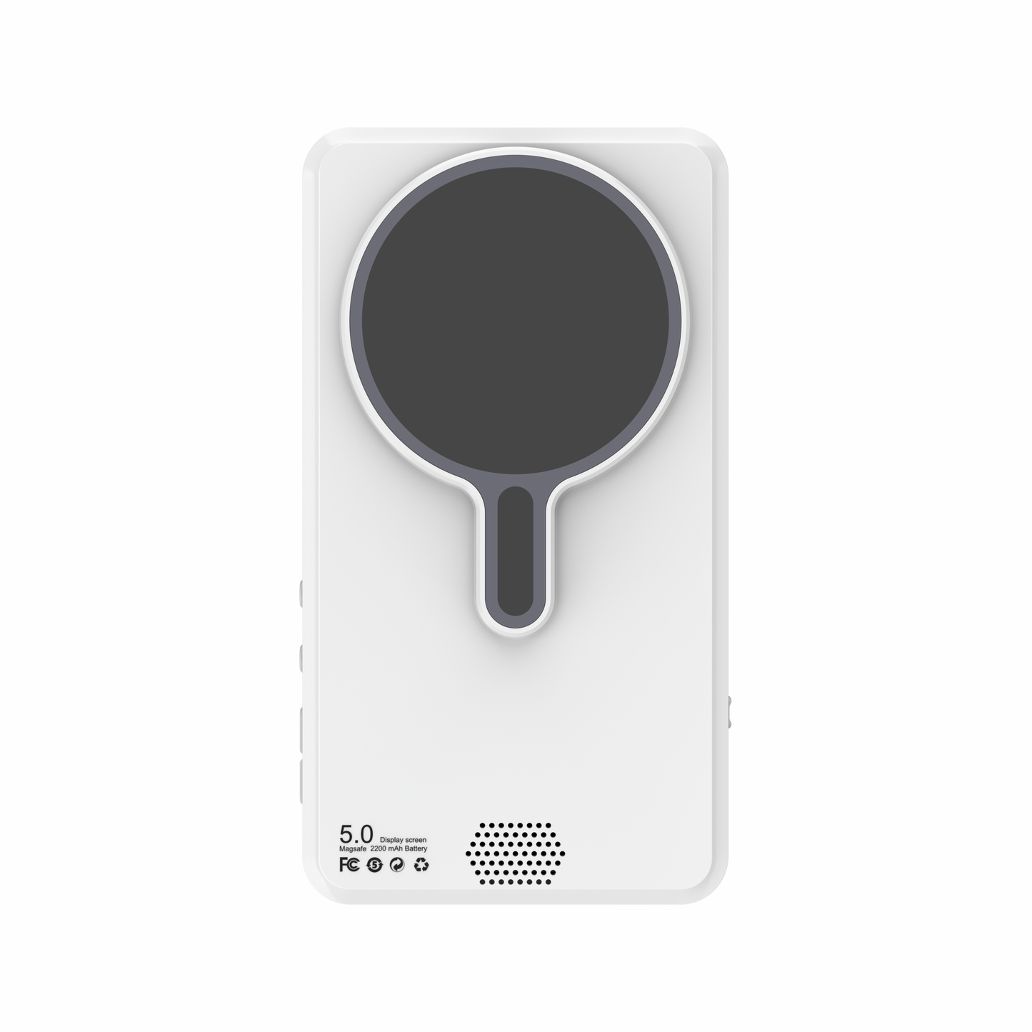 Moniteur de selfie/vlog MOJOGEAR VS5 XL avec lampe - Blanc