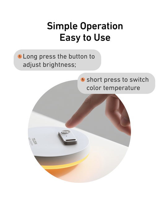 Telesin Mini Selfie Ringlamp met klem voor smartphone - wit - Videoverlichting