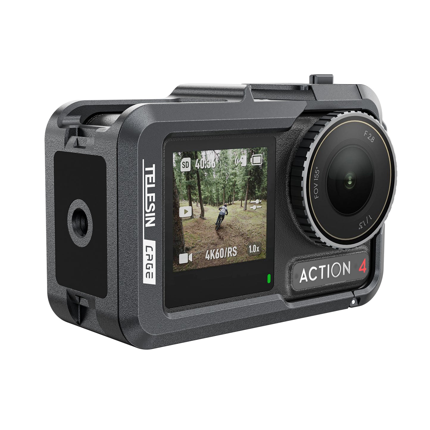 Telesin Metalen cage voor DJI Osmo Action 3/4 - GoPro Cases & behuizingen