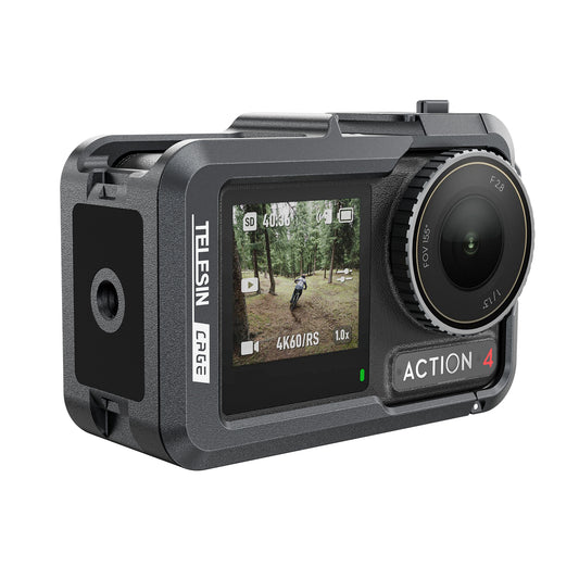 Telesin Metalen cage voor DJI Osmo Action 3/4 - GoPro Cases & behuizingen