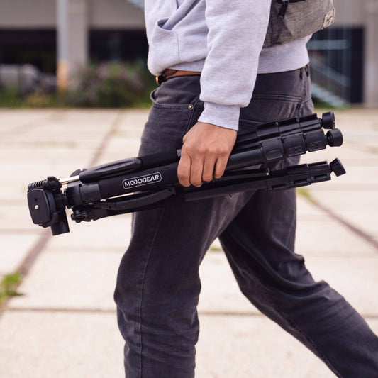 MOJOGEAR 177cm 2-in-1 camera en telefoon statief: driepoot & monopod - Grote statieven