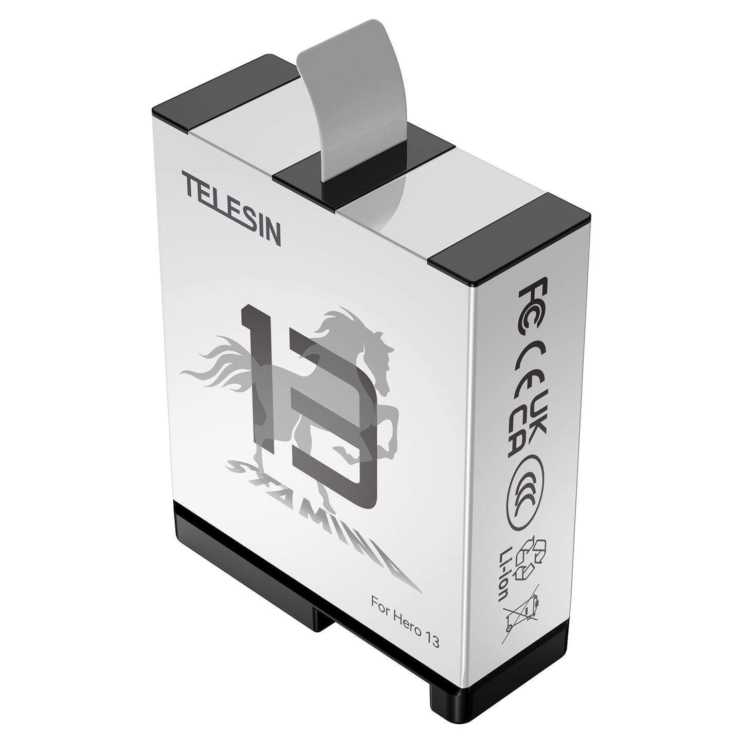 Étui de chargement triple Telesin Pocket avec 2 batteries - pour GoPro 13