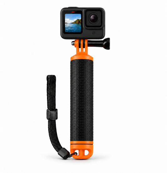 Bobber MOJOGEAR pour caméra d'action - Noir/Orange