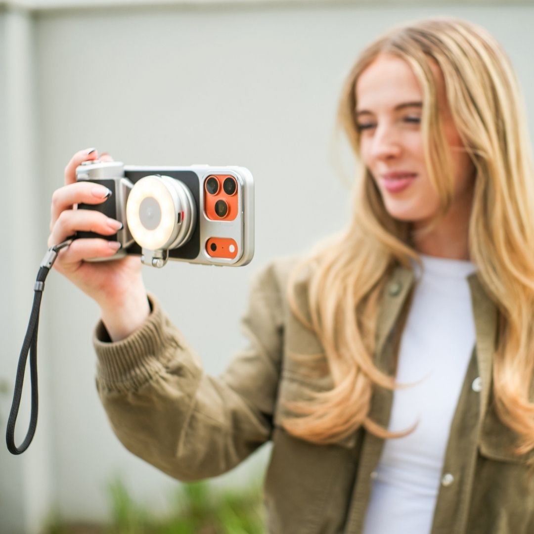 Telesin Master Grip V2 voor iPhone 17 Pro Max - Creator Combo met lamp en filter - GoPro-accessoires