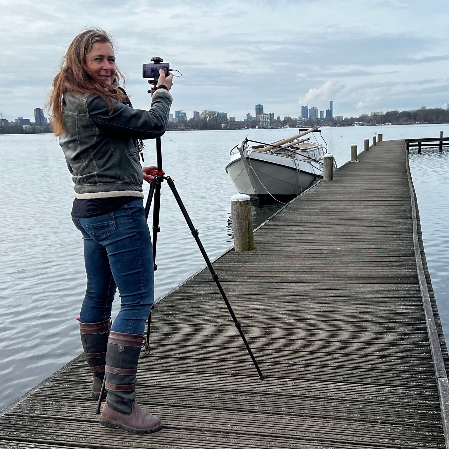 NewMediaBrains Statief + Telefoonhouder -