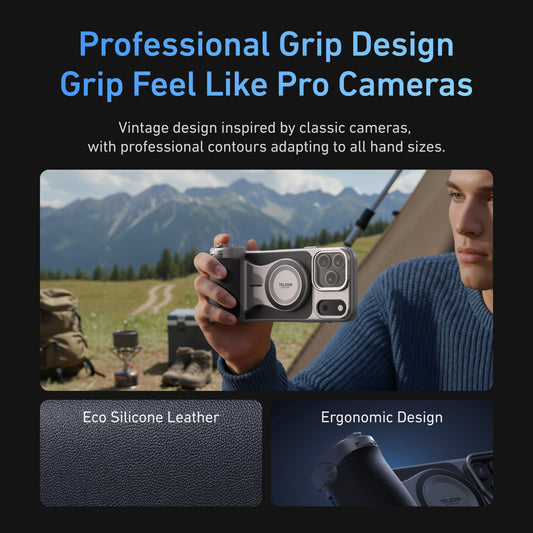 Telesin Master Grip voor iPhone 17 Pro Max - Standard Kit - Handgrips