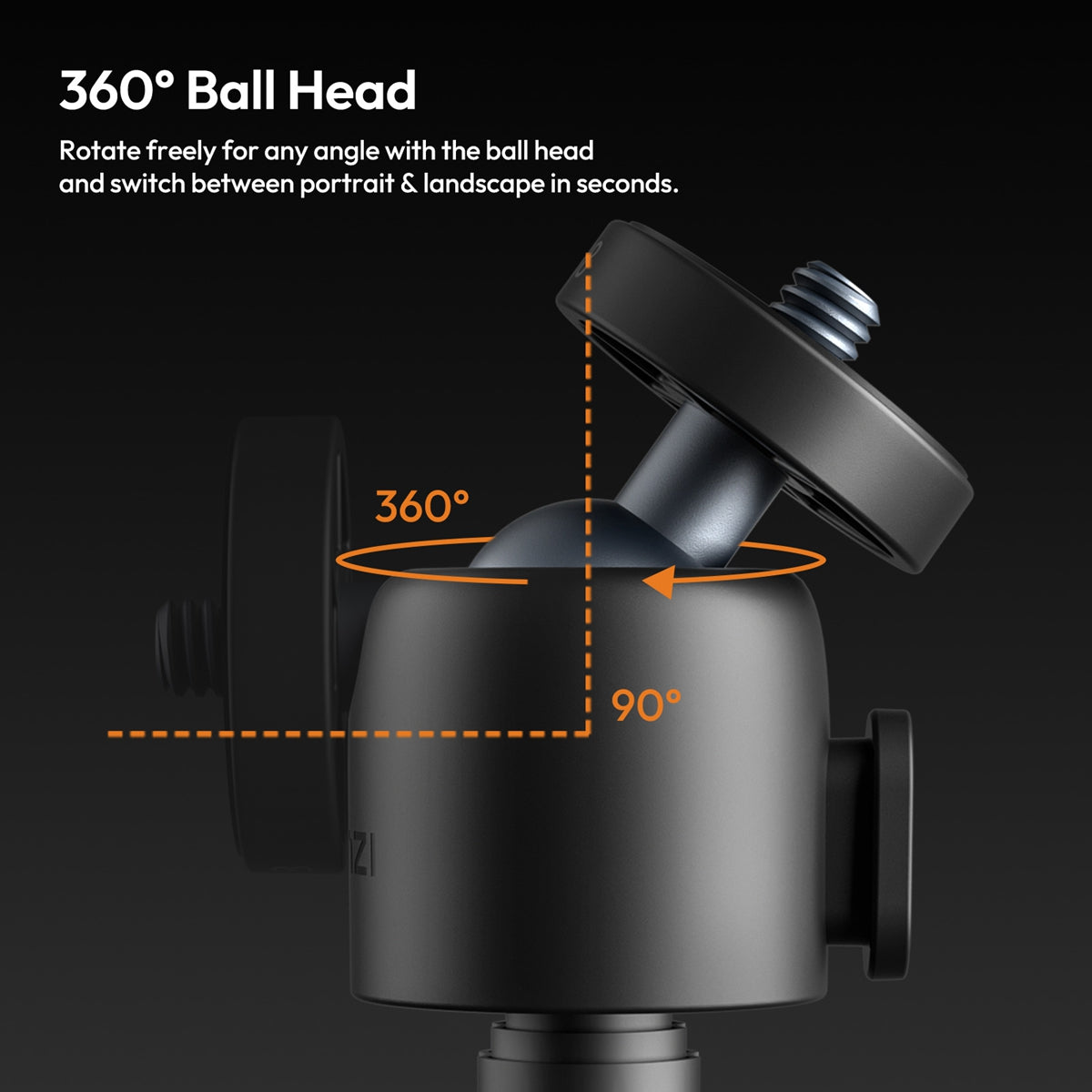 Ulanzi MT88 ClipMate Selfiestick Statief met Backpack-mount - Ministatieven