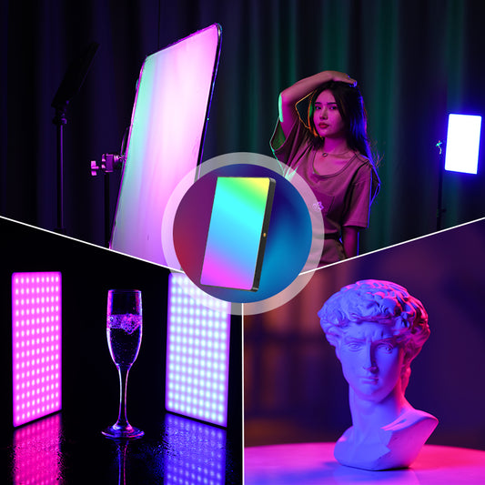 Ulanzi LT003 10 inch LED-videolamp RGB 15W - Cameralampen