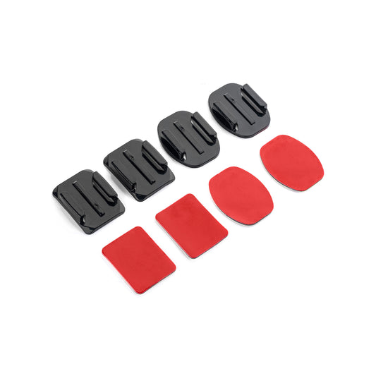 MOJOGEAR Action Camera Adhesive Mount Set (flat + curved)