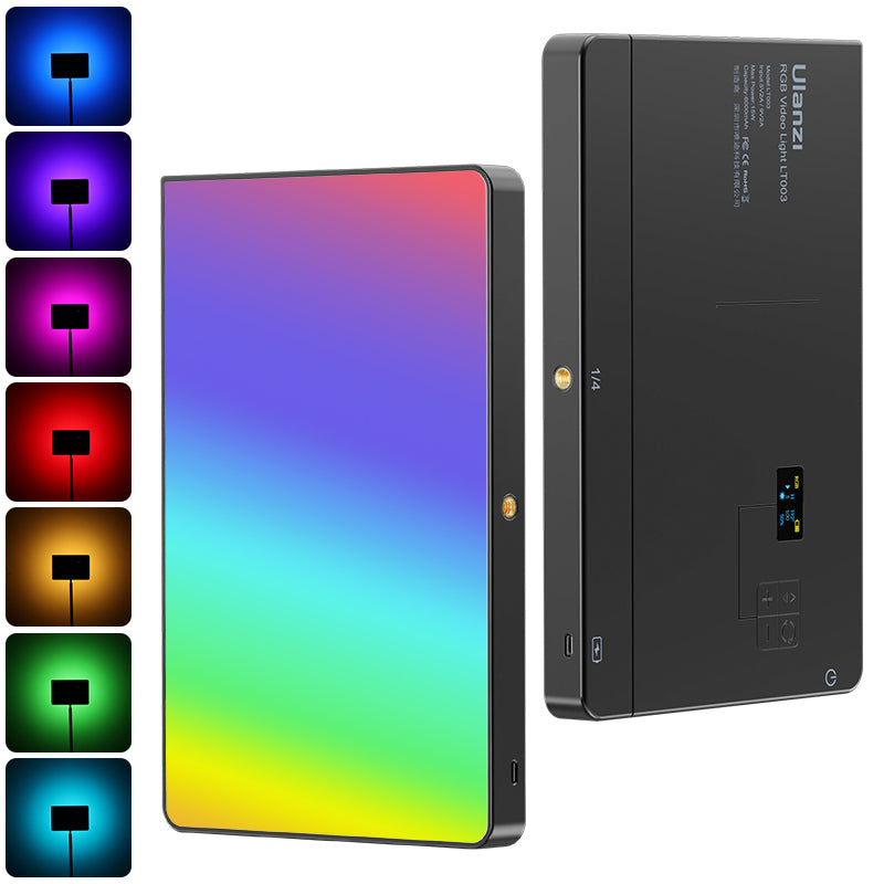 Ulanzi LT003 10 inch LED-videolamp RGB 15W - Cameralampen