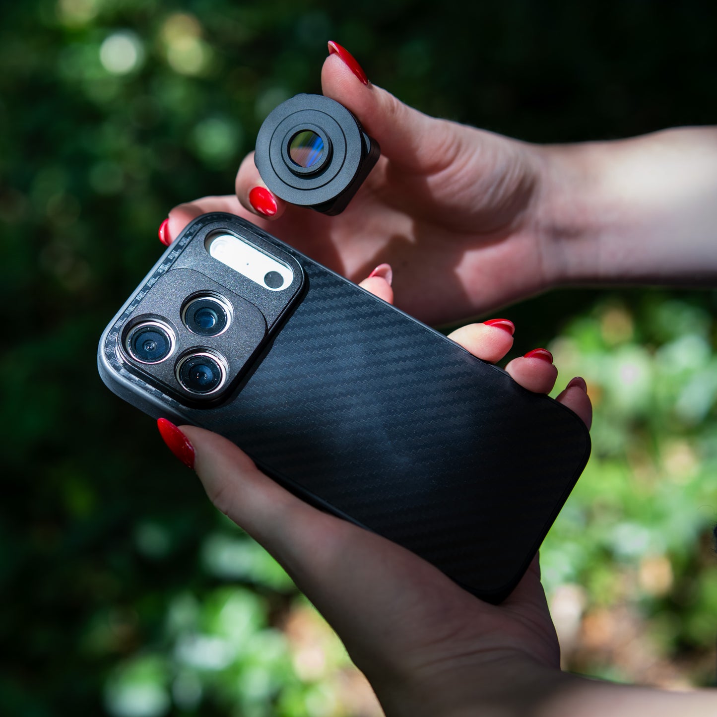 MOJOGEAR 17mm lens case voor iPhone 17 Pro Max - Carbon - Overige producten