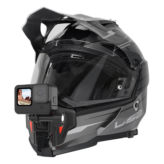 Telesin Premium Helmet Mount / helmbevestiging - Oranje - GoPro-accessoires