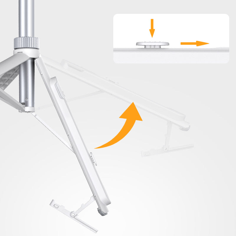 Ulanzi TT88 Overhead smartphone selfiestick - Wit