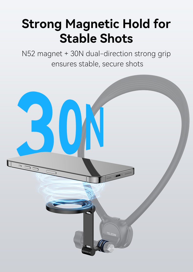 Telesin Smartphone MagSafe adapter voor GoPro-mount - Telefoon en Tablethouders