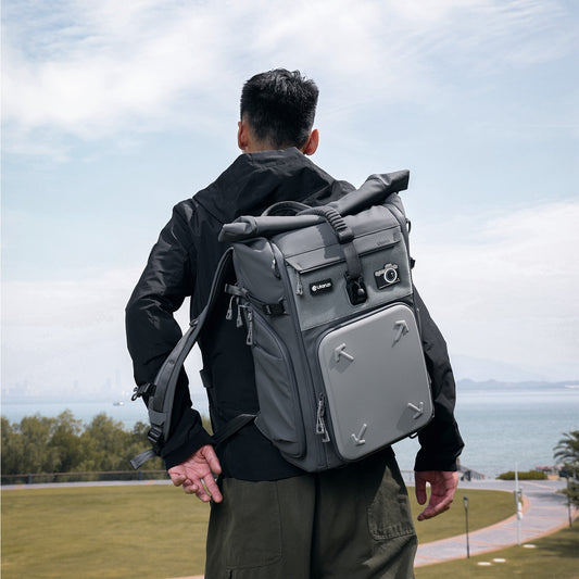 Ulanzi BP04 Hard Shell Rugzak 25 liter met Find My Tracker - Cameratassen