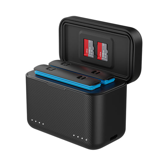 Telesin Oplaadbox voor Insta360 X4 Accu's (2 slots) - GoPro Accu's en opladers