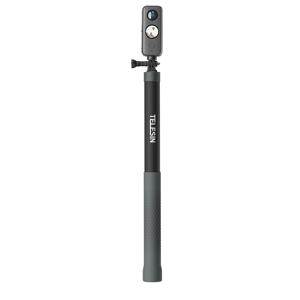 Telesin 3 meter Premium Selfie Stick voor GoPro - Carbon - GoPro Selfie sticks