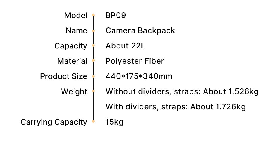 Ulanzi BP09 Camera Rugzak City Series 22 liter