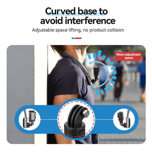 Telesin Neck Mount Quick Release voor GoPro - Extra Groot - GoPro Mounts