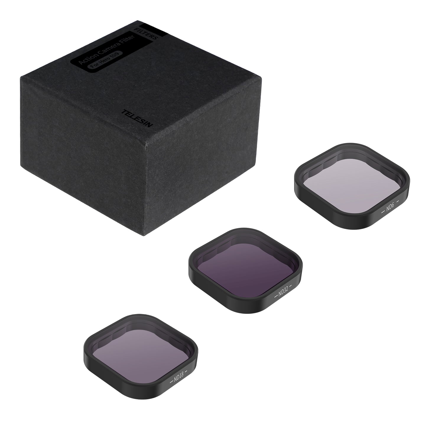Telesin CPL+ND8/16/32 Lens Filter Kit voor GoPro 9/10/11/12 - Overige producten