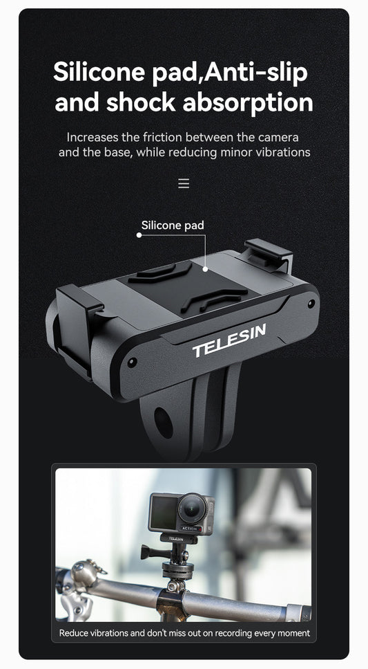 Telesin Dual Claw Mount Magnetisch - DJI Osmo Action 3/4/5 -